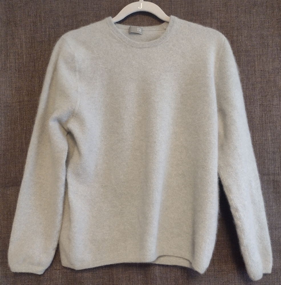 TSE 100% Cashmere Sweater, Grey - Picture 2 of 12